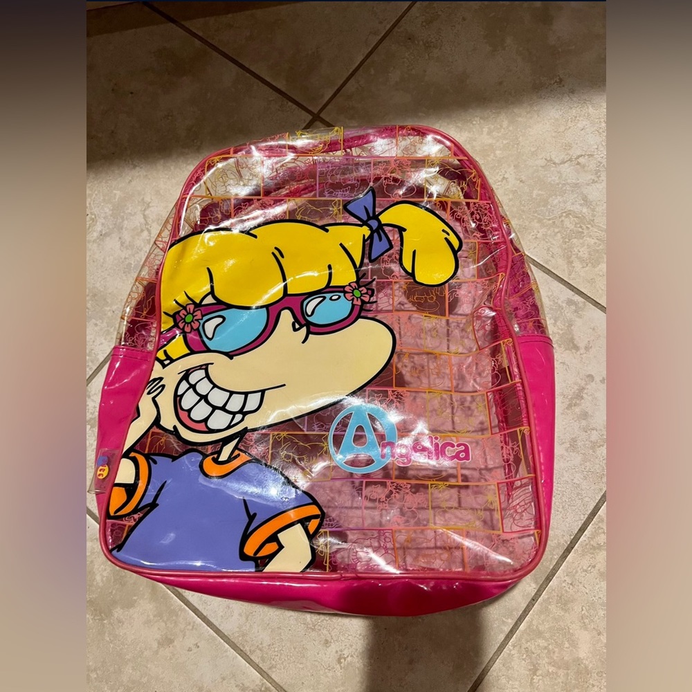 VINTAGE 90’s Viacom Rugrats Angelica Zippered Backpack